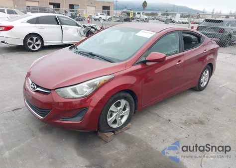 2014 Hyundai Elantra Se from USA, damaged, VIN 5NPDH4AE8EH540282